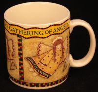 Sakura Debbie Mumm GATHERING OF ANGELS (Brown) Coffee Mug